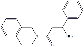 3-(3,4-dihydroisoquinolin-2(1H)-yl)-3-oxo-1-phenylpropan-1-amine Struktur