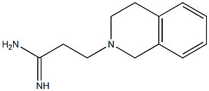 3-(3,4-dihydroisoquinolin-2(1H)-yl)propanimidamide Struktur