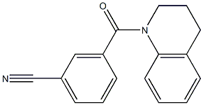 3-(3,4-dihydroquinolin-1(2H)-ylcarbonyl)benzonitrile Struktur