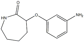 3-(3-aminophenoxy)azepan-2-one Struktur