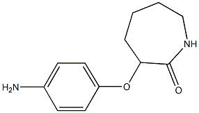 3-(4-aminophenoxy)azepan-2-one Struktur