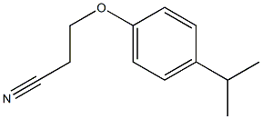 3-(4-isopropylphenoxy)propanenitrile Struktur