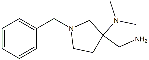 3-(aminomethyl)-1-benzyl-N,N-dimethylpyrrolidin-3-amine Struktur