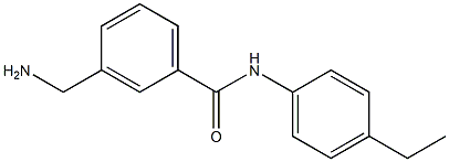 3-(aminomethyl)-N-(4-ethylphenyl)benzamide Struktur