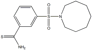 3-(azocane-1-sulfonyl)benzene-1-carbothioamide Struktur