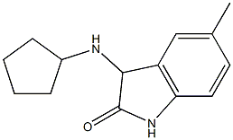 3-(cyclopentylamino)-5-methyl-2,3-dihydro-1H-indol-2-one Struktur