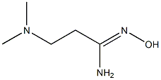 3-(dimethylamino)-N'-hydroxypropanimidamide Struktur