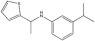 3-(propan-2-yl)-N-[1-(thiophen-2-yl)ethyl]aniline Struktur