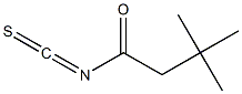 3,3-dimethylbutanoyl isothiocyanate Struktur