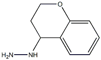 3,4-dihydro-2H-1-benzopyran-4-ylhydrazine Struktur