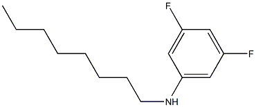 3,5-difluoro-N-octylaniline Struktur