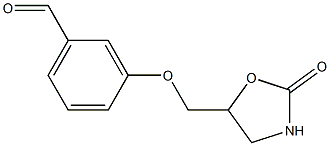 3-[(2-oxo-1,3-oxazolidin-5-yl)methoxy]benzaldehyde Struktur