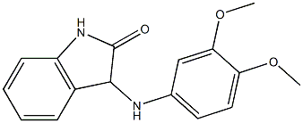 3-[(3,4-dimethoxyphenyl)amino]-2,3-dihydro-1H-indol-2-one Struktur