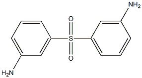 3-[(3-aminobenzene)sulfonyl]aniline Struktur