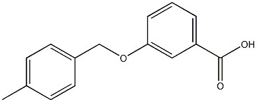 3-[(4-methylphenyl)methoxy]benzoic acid Struktur