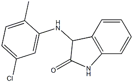 3-[(5-chloro-2-methylphenyl)amino]-2,3-dihydro-1H-indol-2-one Struktur