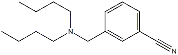 3-[(dibutylamino)methyl]benzonitrile Struktur