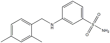 3-{[(2,4-dimethylphenyl)methyl]amino}benzene-1-sulfonamide Struktur