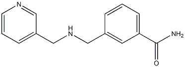 3-{[(pyridin-3-ylmethyl)amino]methyl}benzamide Struktur