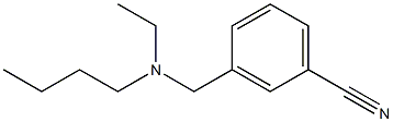 3-{[butyl(ethyl)amino]methyl}benzonitrile Struktur