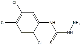 3-amino-1-(2,4,5-trichlorophenyl)thiourea Struktur