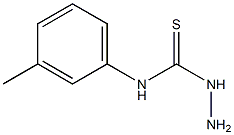 3-amino-1-(3-methylphenyl)thiourea Struktur