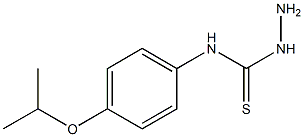 3-amino-1-[4-(propan-2-yloxy)phenyl]thiourea Struktur