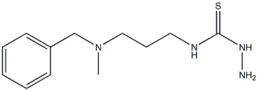 3-amino-1-{3-[benzyl(methyl)amino]propyl}thiourea Struktur