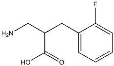 3-amino-2-[(2-fluorophenyl)methyl]propanoic acid Struktur