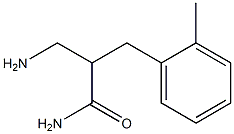 3-amino-2-[(2-methylphenyl)methyl]propanamide Struktur