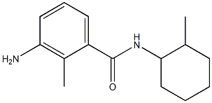 3-amino-2-methyl-N-(2-methylcyclohexyl)benzamide Struktur