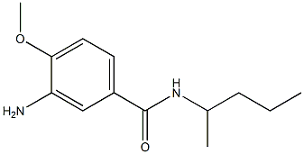 3-amino-4-methoxy-N-(pentan-2-yl)benzamide Struktur