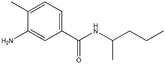 3-amino-4-methyl-N-(pentan-2-yl)benzamide Struktur