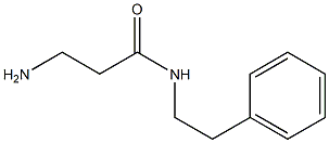 3-amino-N-(2-phenylethyl)propanamide Struktur