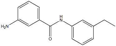 3-amino-N-(3-ethylphenyl)benzamide Struktur