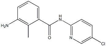 3-amino-N-(5-chloropyridin-2-yl)-2-methylbenzamide Struktur