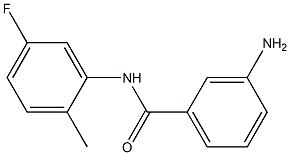 3-amino-N-(5-fluoro-2-methylphenyl)benzamide Struktur