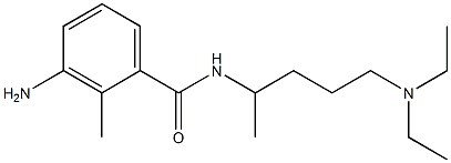 3-amino-N-[5-(diethylamino)pentan-2-yl]-2-methylbenzamide Struktur