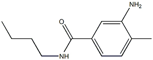 3-amino-N-butyl-4-methylbenzamide Struktur