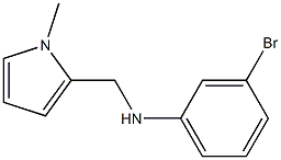 3-bromo-N-[(1-methyl-1H-pyrrol-2-yl)methyl]aniline Struktur