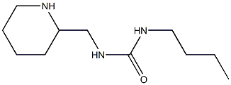 3-butyl-1-(piperidin-2-ylmethyl)urea Struktur