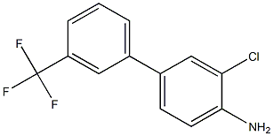 3-chloro-3'-(trifluoromethyl)-1,1'-biphenyl-4-amine Struktur