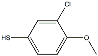 3-chloro-4-methoxybenzene-1-thiol Struktur