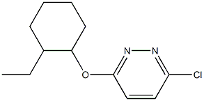 3-chloro-6-[(2-ethylcyclohexyl)oxy]pyridazine Struktur