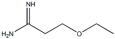 3-ethoxypropanimidamide Struktur