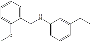 3-ethyl-N-[(2-methoxyphenyl)methyl]aniline Struktur