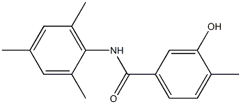 3-hydroxy-4-methyl-N-(2,4,6-trimethylphenyl)benzamide Struktur