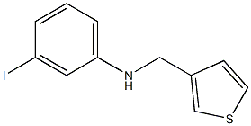 3-iodo-N-(thiophen-3-ylmethyl)aniline Struktur