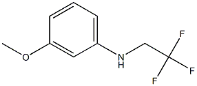 3-methoxy-N-(2,2,2-trifluoroethyl)aniline Struktur