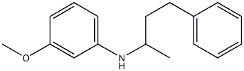 3-methoxy-N-(4-phenylbutan-2-yl)aniline Struktur